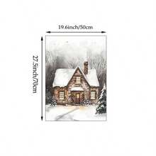 1/3pcs Vintage Christmas Wall Art Picture Winter Landscape Prints Canvas Paintings Santa Posters Holiday Decor For Living Room,Bedroom,Apartment,Dorm Room Decor Gift For Her Unframed - Multicolor - View 19