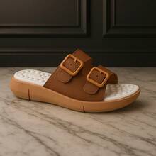 Kit 3 Pairs  Orthopedic Sandal Clog For Heel Spurs Foot Pain Comfortable Lightweight Sole Soft Insole Promotion - Đen - Nude - Be - Xem 2