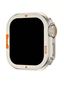 金属表壳兼容 Series 11/Series10 42 毫米 46 毫米，坚固的保险杠保护器 [变成超大 49 毫米 3/2/1 外观]，硬框架带后盖时尚配件适用于 45 毫米 44 毫米保护壳保护套保险杠框架适用于 Watch Series 9 8 7 6 5 4 SE