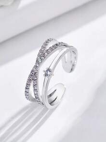 1 chiếc nhẫn ngón cái sang trọng dành cho nữ, phong cách Niche Ins, thiết kế cao cấp, dây đeo mở tối giản có thể điều chỉnh, đa năng - Nhiều màu - Xem 2