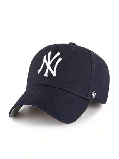 New Era NEW YORK All-Match 47 MVP 47 MVP ALL Embroidered Black Fashionable Casual Versatile Baseball Cap