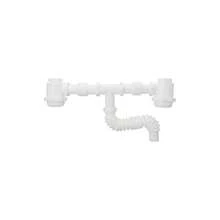 , Cspol Flexible Doble Bote sin Canasta, Trampa para Fregadero Doble, Material Plstico, 3734 - inicial - Ver 4