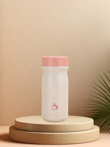 1pc Fashionable Mini 316 Stainless Steel Double Wall Insulated Tumbler, Hiking Leisure Cup, Women's Pocket Cup, Minimalist Style Gift Cup, Flat Bottom Cup