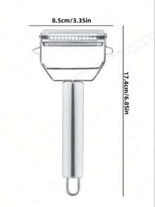 Multi Julienne Peeler Stainless Steel Cutter Slicer Carrot Potato Melon Gadget Vegetable Fruit , Potato Peeler,Peelers For Kitchen,Vegetable Peeler,Stainless Steel Peeler And Y Peeler,Carrot Peeler, Vegetable Peelers For Kitchen