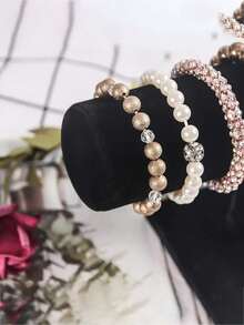 1pc Jewelry Display Stand, Velvet Watch Display Stand, Watch Storage Rack, Jewelry Storage Rack, Multi-Functional Desktop Jewelry Stand, Bracelet, Bracelet, Necklace Storage Rack, Jewelry Watch Storage Accessories, Home Essentials, Dressing Table Storage And Organization, Suitable For Bracelets, Bracelets, Necklaces, Watches, Etc., Gifts For Women, Holiday Gifts, Christmas Gifts.