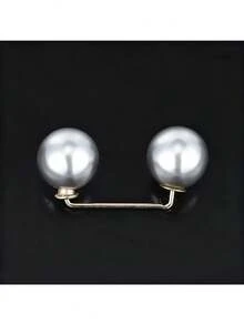 4 Packs Pearl Jeans Ankle Clips, Chest Anti-Exposure Pins, Anti-Stepping Slipper Buckles, Trouser Length Adjusters, Christmas Gifts, Pants And Skirt Clothing Pins - Multicolor - View 9