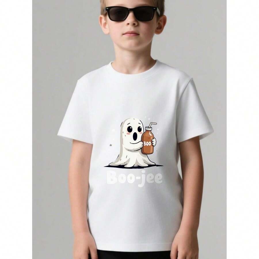 Camisetas para meninos - Branco - Ver 1