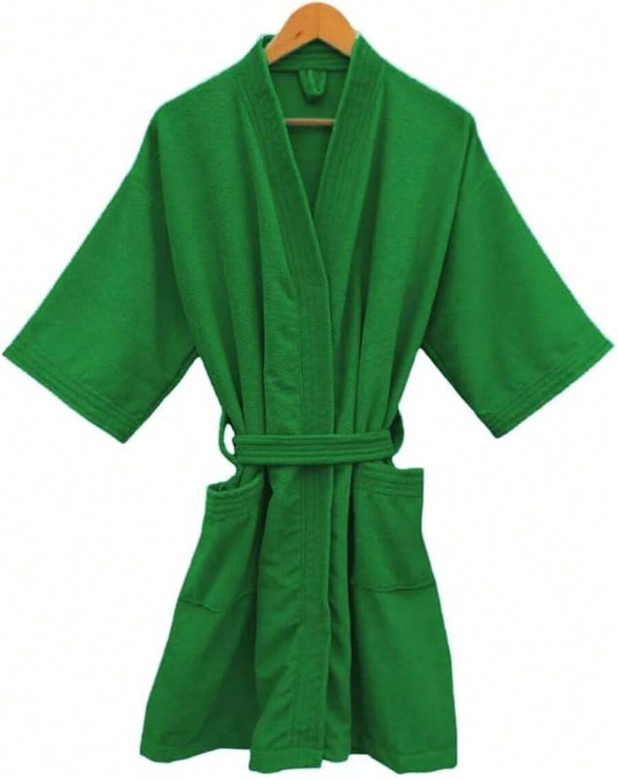 Bathrobe - Green Flag - View 1
