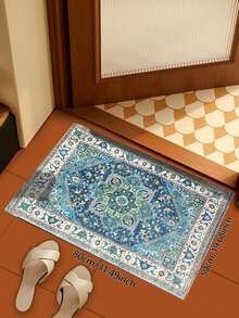 Low-Pile, Easy-Care, Non-Slip Washable Area Rug Suitable For Living Room, Bedroom And High-Traffic Areas. Intricate Pattern, Soft Plush Texture, Cozy Style. Vintage Patchwork Design, Luxurious Velvet Green Geometric Area Rug - Non-Slip, Machine Washable, With A Unique Polka Dot Pattern Backing, Suitable For Living Room, Bedroom, Office - Perfect For Halloween And Christmas Decor