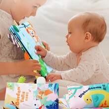 Cloth Books For Babies Soft Texture Colorful Designs - Jungle - View 10