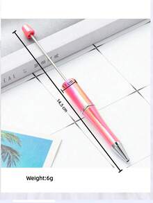 10 Phụ kiện DIY mới phổ biến, Bút xâu hạt silicon, Hạt trung tâm đóng gói màu ngẫu nhiên với lớp mạ Macaron nhiều màu sắc, Dùng để làm bút DIY, phụ kiện DIY, đồ thủ công sáng tạo. - Nhiều màu - Xem 4