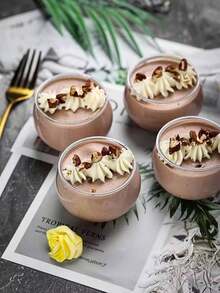 40/20/10 piezas Mini vasos de postre de plástico transparente, adecuados para helado, mousse, pudín, gelatina, aperitivos, excelentes para cumpleaños, bodas, recepciones, fiestas, días festivos y talla grande, ¡a tus invitados les encantarán!