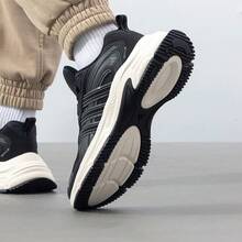 Adidas 阿迪达斯男女通用轻便网面运动鞋，休闲跑步鞋，秋季新品 - 黑色 - 查看 2