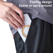 1 قطعة حامل خاتم للأصبع فائق النحافة بتصميم لاصق ذاتي، شعور مستدير، حامل هاتف محمول قابل للطي. قطعة مغناطيسية على شكل حرف C يمكن استخدامها مع الملحقات المغناطيسية، تصميم قابل للطي لا يشغل مساحة، حامل وزينة للهاتف الذكي - متعدد الألوان - مشاهدة 5