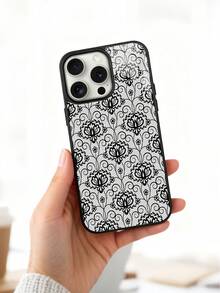 2-In-1 Acrylic Mirror Effect High Definition Pattern Phone Case Compatible With Apple 17, 17 Pro, 17 Pro AMX, 17 Air, 11, 12, 13, 14, 15, 16, 14 Pro Max, 15 Pro Max, 16 Pro Max, 16 Pro, Minimalist Personalized Holiday Gift For Family And Friends, Dual-Layer Design More Shockproof