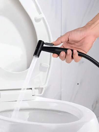 3件套不锈钢手持式冲洗喷头，多功能马桶淋浴喷头，高压浴室清洁喷头，拉丝表面，适用于马桶、浴室水龙头、房车、厨房和浴室配件，个人卫生、宠物洗澡和衣物清洁，浴室清洁必备品，理想的浴室配件和浴室工具礼品之选