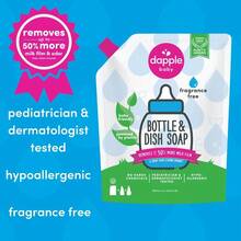 Dapple Baby Bottle Soap, Hypoallergenic Dish Soap For Baby Bottles, Powered By Plants, Fragrance Free, 34 Fl Oz (Pack Of 2) - 預設 - 查看 7