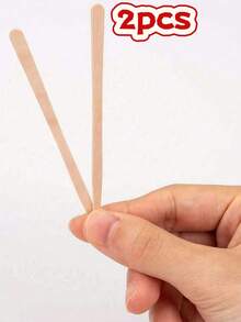 100/300pcs Wooden Wax Strips, Suitable For Eyebrow, Lip And Nose Hair Removal, Disposable Wax Strips, Eyelash Wax Strips, Hair Salon Products And Accessories, Suitable For Barbershops, Beauty Salons, Travels, Weddings, Mother's Day, Beach Outings And Festivals - Multicolor - View 8