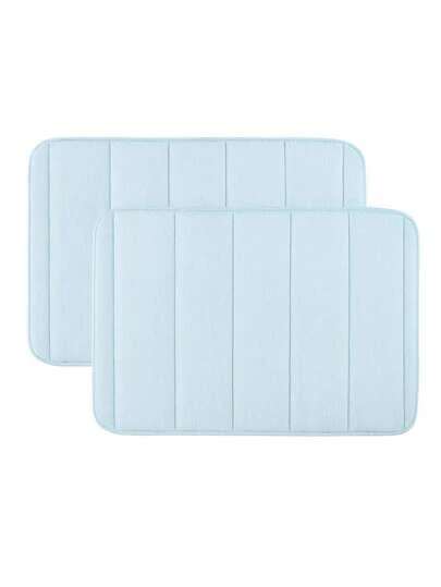 Kit 2 Tapete Antiderrapante Para Banheiro Soft Macio 60x40cm