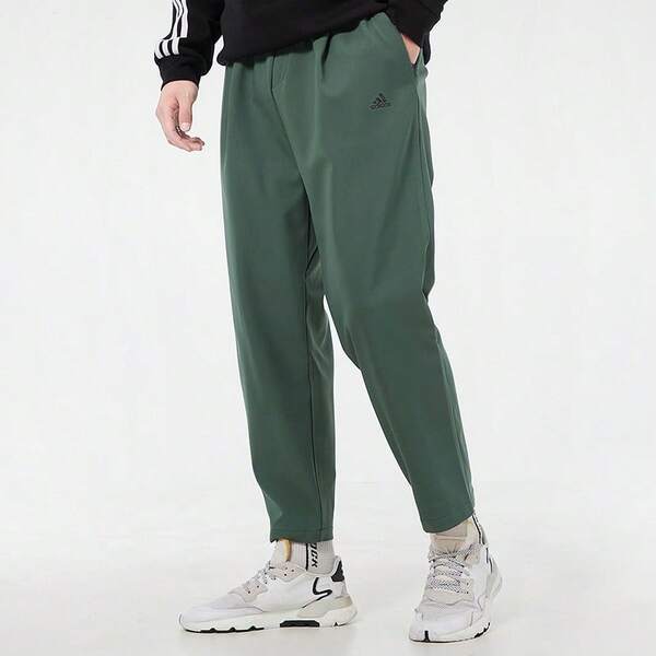 Adidas Calças masculinas 2025 outono novo treinamento esportivo fitness calças casuais WJ PNT WV WARM calças respiráveis e confortáveis calças de moletom GP0890