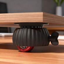 4 Packs Stick-On Swivel Casters: 360° Smooth-Glide Wheels, Wide Base For Stable And Movement, Easy To Move Furniture Without Drilling, Universal For Beds, Drawers & More