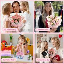 500 件管道清洁器工艺品 - 散装管道清洁器，含 5 种颜色管道清洁器、雪尼尔花茎用品，含 20 件花茎、园艺胶带和花蕊以及贺卡，适用于花束 DIY 艺术和工艺项目 - 彩色 - 查看 12