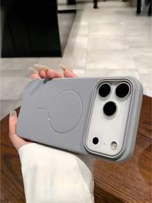 奢华防震磨砂软TPU磁吸手机壳，兼容 Air 17 16 15 14 13 12 11Pro Max，支持磁吸无线充电 - 白色 - 查看 8