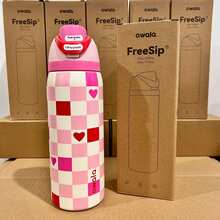 32oz Straw Vacuum Insulated Cup With Handle Portable Water  Bottle 304 Stainless Steel Travel Vacuum For Cold Hot Cupo - 彩色 - 查看 9