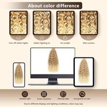5PACKS Pre Looped Gogo Curl Crochet Hair 18 Inch Pre Twisted Short Curly Crochet Hair For Women Ocean Wave Braiding Hair Water Wave Deep Braiding Hair - Nhiều màu - Xem 8