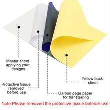 200/50/20/5pcs Tattoo Transfer Paper A4 Size Tattoo Stencil Thermal Tracing Paper For Tattoo Transfer Printer Machine Paper