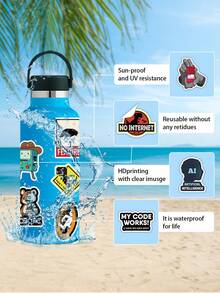 Bộ 60 miếng dán lập trình dễ thương và vui nhộn - Những miếng dán dành cho nhà phát triển lập trình cực chất để trang trí laptop, bình nước, sổ tay. - Nhiều màu - Xem 7