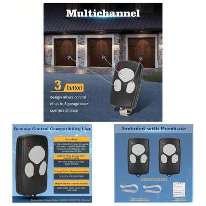 2 372310 Garage Door Remote, Opener Wayne Dalton, Wayne DaltonDrive, Classic Drive, Wayne Dalton Pro - Drive, 3973C, 300643, 309884, 297134, 3BTM - 0372C, KJ8HHT - 3720