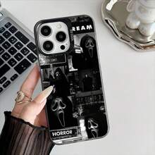 Movie S-Scream Phone Case Cover Compatible With Apple 11 12 13 14 15 16 Pro Max Plus Protective Plating Phone Cover, Cover Compatible With  17 Case,  17 Pro Case,  17 Pro Max Case - Z4 - 查看 5