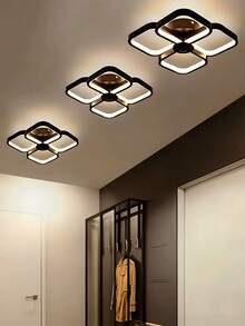 Lámpara De Techo Moderna Lámpara De Pared Decorativas Araña Moderna Lámpara De Techo Lámpara De Pared Para Baño - Negro - Ver 5