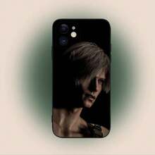 Funda de teléfono de Leon S. Kennedy de 4 compatible con iPhone 15, 14, 13, 12, 11, Plus, Pro Max, XS, X, XR, SE, Mini, 8, 7 de silicona suave en color negro. Funda compatible con Samsung Galaxy S17 Pro Max, S17 Pro, S17, S16 Pro Max. - Z3 - Ver 11