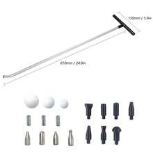 Dent Removal Rods Car Crowbars Paintless Dent Repairing Tools Kits - Silver - View 9
