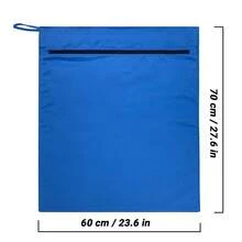 1 قطعة كيس غسيل مضاد للحيوانات الأليفة - حجم كبير | يمنع انسداد آلة الغسيل بشعر الحيوانات الأليفة | كيس غسيل سميك | مواد | مناسب لفرش الحيوانات الأليفة ، الملابس الناعمة | 2 أحجام (70 * 60 سم / 90 * 60 سم) | بيج | أزرق داكن | أخضر | إصدار جديد محسن لعام 2025