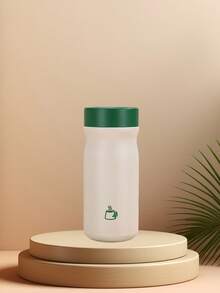 1pc Fashionable Mini 316 Stainless Steel Double Wall Insulated Tumbler, Hiking Leisure Cup, Women's Pocket Cup, Minimalist Style Gift Cup, Flat Bottom Cup