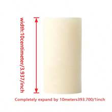 1 rotolo di nastro impermeabile e antivento ad alta viscosità, film termoisolante per guarnizione di finestre, protezione contro le perdite invernali, resistente al freddo, senza colla, sigillante per spifferi di porte e finestre, bordi di tavoli e sedie, sigillatura di condotti HVAC, multiuso, facile da usare, senza residui appiccicosi