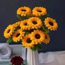 [320pcs/Pack] Soft Golden Fiber Cleaning Sticks - Chenille Fiber Craft Material, Suitable For DIY Flower Arranging Sets - Graduation, Wedding, Valentine's Day Gift Bulk Supply - Multicolor - View 12