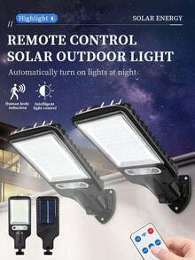 8000W Solar Power Outdoor Street Lights - 6500K Solar Parking Lot Lights Commercial Dusk To Dawn, Double Row 12 Grid 504 Led Courtyard Wall Light,Heavy Duty Split Type LED Solar Street Light Remote Control, Street Lights Solar Powered For Yard/DrivewayHuman Body Sensing Street Light, Super Bright Automatic Sensing Solar Street Light Suitable For Streets, Courtyards, Garage Entrances, Etc. - Solar Lights - View 7