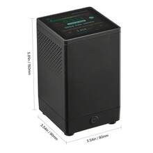 Home Radon Detector, 2Bq To 20kBq/M³, HD Color Screen For Real-Time Display, Short-Term & Long-Term Monitoring, Portable With LCD Screen, Multiple Detection Periods Support, Battery Powered - Desktop Ionization Chamber Color Screen - View 10