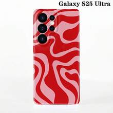 1pc Minimalist Asymmetrical Patchwork Pattern Glossy Hard Shell Phone Case, Suitable For IPhone 11/12/13/14/15/16 Pro Max