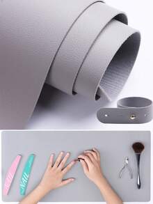 Waterproof Foldable Nail Art Table Mat, Washable Nail Art Hand Pillow, Soft Leather Material, Acrylic Nail Cleaning Desk Mat, Suitable For Nail Art Salon Home Or Studio (60*30cm) - Multicolor - View 14