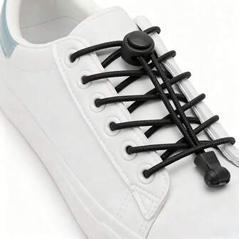2 par knytfria skosnören, elastiska skosnören för sneakers, knytfria skosnören, låsbara skosnören utan knyt
