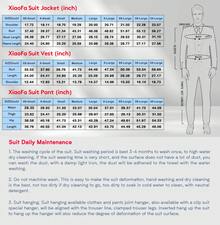 Men's 3 Piece Suit Slim Fit Solid One Button Party Wedding Tuxedo Suits Blazer Jacket Vest Pants Set - trắng - Xem 6