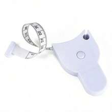Body Measureing Tape 60 Inch, Automatic Shrinkage 3D Measuring Tape For Home And Fitness, Retractable Portable Measuring Body Tool For Waist Arms Hip, White - 白色 - 查看 10