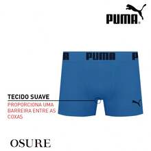 Kit 2 Puma Microfiber Seamless Boxer Briefs Original Box - 1 黑色 1 藍色 - 查看 4