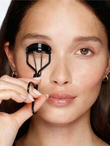1个不锈钢睫毛夹 + 10个黑色硅胶垫 - 轻松卷翘睫毛，打造完美睫毛 - 温和 - 含替换垫 化妆工具、美容保健、母亲节礼物、价格实惠、圣诞礼物、化妆品、化妆工具、便宜好物、礼品、女士礼品、圣诞礼物 - 彩色 - 查看 2