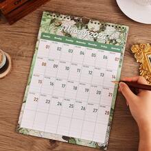 Calendario da parete 2026, design vintage con dipinti di Van Gogh, stampa in oro, formato A4, pianificatore giornaliero perfetto per casa, scuola, ufficio, ottimi accessori organizzativi per individui e professionisti impegnati (12 mesi) - Tagli Unica - Visualizzare 9